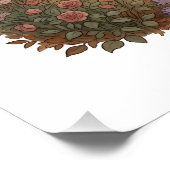 Tuin herfst schemering perfect poster (Hoek)