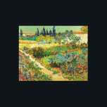 Tuin in Arles door Vincent Van Gogh (1888) Canvas Afdruk<br><div class="desc">Titel Nederlands: Tuin the Arles Garden at Arles / Flowering Garden with Path Artist Vincent Van Gogh Object type schilderij Genre landscape art Date Arles,  juli 1888 Middelgrote olie op canvas</div>