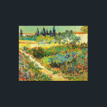 Tuin in Arles door Vincent Van Gogh (1888) Canvas Afdruk<br><div class="desc">Titel Nederlands: Tuin the Arles Garden at Arles / Flowering Garden with Path Artist Vincent Van Gogh Object type schilderij Genre landscape art Date Arles,  juli 1888 Middelgrote olie op canvas</div>