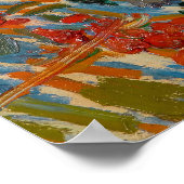 Tuin in Arles door Vincent Van Gogh (1888) Poster (Hoek)