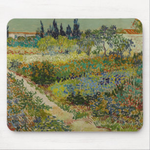 Tuin in Arles door Vincent Van Gogh Muismat