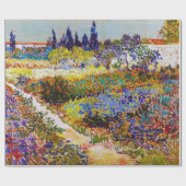 Tuin in Arles, Van Gogh Cadeaupapier (Vlak)