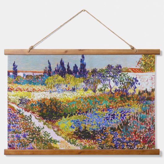 Tuin in Arles, Van Gogh Hangend Wandkleed (Voorkant)