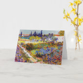 Tuin in Arles, Van Gogh Kaart (Gele Bloem)