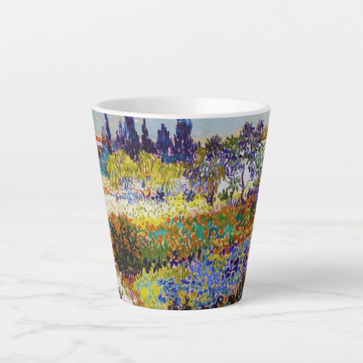Tuin in Arles, Van Gogh Latte Mok (Voorkant)