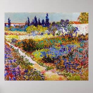 Tuin in Arles, Van Gogh Poster