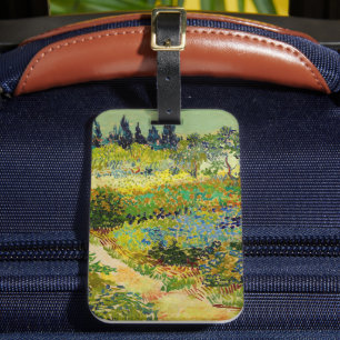 Tuin in Arles Vincent van Gogh Bagagelabel