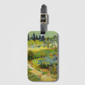 Tuin in Arles | Vincent van Gogh Bagagelabel (Voorkant (verticaal))