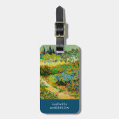 Tuin in Arles | Vincent van Gogh Bagagelabel (Voorkant verticaal)