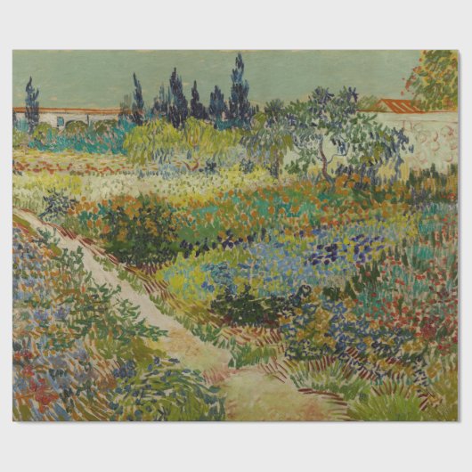 Tuin in Arles - Vincent Van Gogh Cadeaupapier (Vlak)