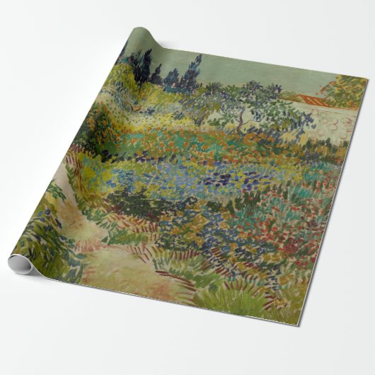 Tuin in Arles - Vincent Van Gogh Cadeaupapier (Uitgerold)