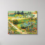 Tuin in Arles | Vincent Van Gogh Canvas Afdruk<br><div class="desc">Tuin in Arles (1888) van de Nederlandse postimpressionist Vincent Van Gogh. Origineel kunstwerk is een olie op doek die een dun landschap van kleurrijke bloemen afschildert. Gebruik de ontwerphulpmiddelen om douanetekst toe te voegen of het afbeelding te personaliseren.</div>