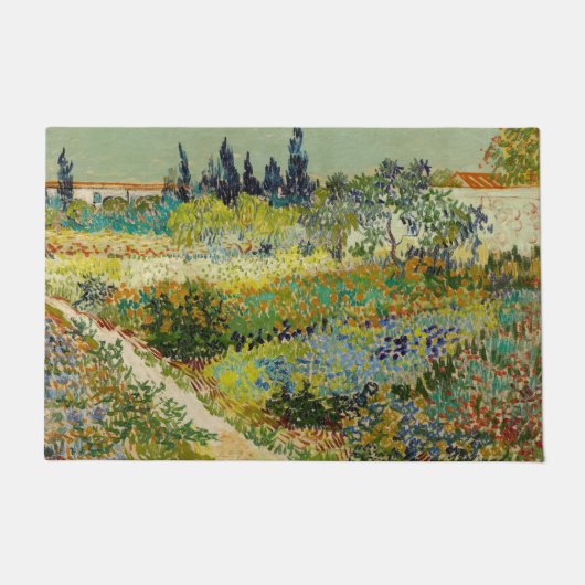 Tuin in Arles | Vincent van Gogh Deurmat (Voorkant)