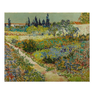 Tuin in Arles Vincent Van Gogh Foto Afdruk