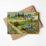 Tuin in Arles | Vincent Van Gogh Kaart<br><div class="desc">Tuin in Arles (1888) van de Nederlandse postimpressionist Vincent Van Gogh. Origineel kunstwerk is een olie op doek die een dun landschap van kleurrijke bloemen afschildert. Gebruik de ontwerphulpmiddelen om douanetekst toe te voegen of het afbeelding te personaliseren.</div>