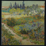 Tuin in Arles - Vincent Van Gogh Katoenen Servet<br><div class="desc">Tuin in Arles - Vincent Van Gogh</div>