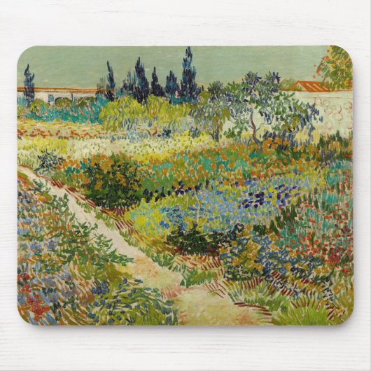 Tuin in Arles | Vincent Van Gogh Muismat (Voorkant)