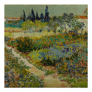 Tuin in Arles - Vincent Van Gogh Perfect Poster