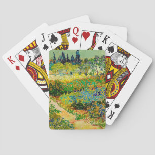 Tuin in Arles Vincent van Gogh Pokerkaarten