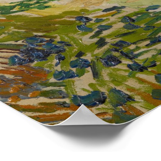 Tuin in Arles - Vincent Van Gogh Poster (Hoek)