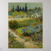Tuin in Arles - Vincent Van Gogh Poster (Voorkant)