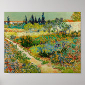 Tuin in Arles | Vincent Van Gogh Poster (Voorkant)