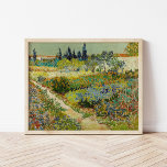 Tuin in Arles | Vincent Van Gogh Poster<br><div class="desc">Tuin in Arles (1888) van de Nederlandse postimpressionist Vincent Van Gogh. Origineel kunstwerk is een olie op doek die een dun landschap van kleurrijke bloemen afschildert. Gebruik de ontwerphulpmiddelen om douanetekst toe te voegen of het afbeelding te personaliseren.</div>