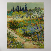 Tuin in Arles - Vincent Van Gogh Poster (Voorkant)