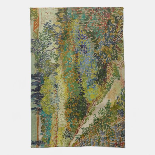 Tuin in Arles - Vincent Van Gogh Theedoek (Verticaal)