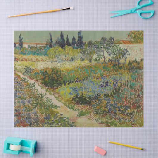 Tuin in Arles - Vincent Van Gogh Tissuepapier (Craft)