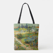 Tuin in Arles | Vincent van Gogh Tote Bag (Achterkant)