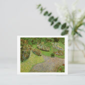 Tuin in Auvers (F814) Van Gogh Fine Art Briefkaart (Staand voorkant)