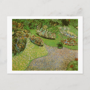 Tuin in Auvers (F814) Van Gogh Fine Art Briefkaart