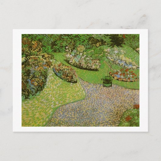 Tuin in Auvers (F814) Van Gogh Fine Art Briefkaart (Voorkant)