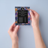 Tuin in Beweging | Bloem Mandala Ontwerp Flyer (Hand)