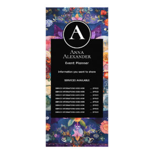 Tuin in Beweging Bloem Mandala Ontwerp Reclamekaart