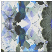 Tuin in blauw Kant.... Stof (Swatch)