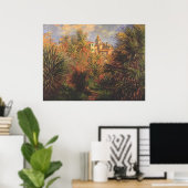 Tuin in Bordighera - Claude Monet - c1900 Poster (Thuiskantoor)