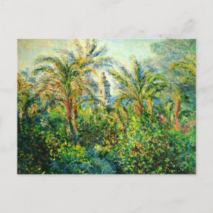 Tuin in Bordighera, onderdrukking van de ochtend Briefkaart