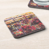 Tuin in Giverny - Claude Monet - c1900 Bier Onderzetter (Linkerzijde)