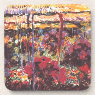 Tuin in Giverny - Claude Monet - c1900 Bier Onderzetter