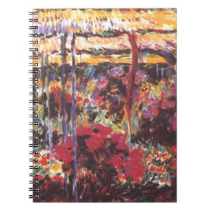 Tuin in Giverny - Claude Monet - c1900 Notitieboek