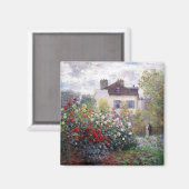 Tuin in Giverny door Claude Monet Fine Art Magnet (Voorkant / Achterkant)