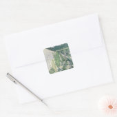 Tuin in Grez, 1884 Vierkante Sticker (Envelop)