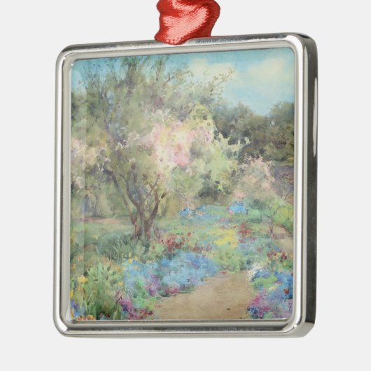 Tuin in Kilmurry (door Mildred Anne Butler) Metalen Ornament (Links)