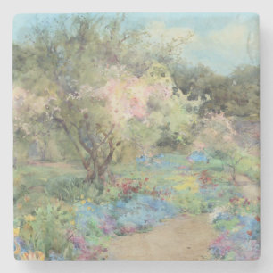 Tuin in Kilmurry (door Mildred Anne Butler) Stenen Onderzetter