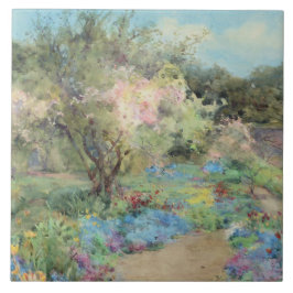 Tuin in Kilmurry (door Mildred Anne Butler) Tegeltje