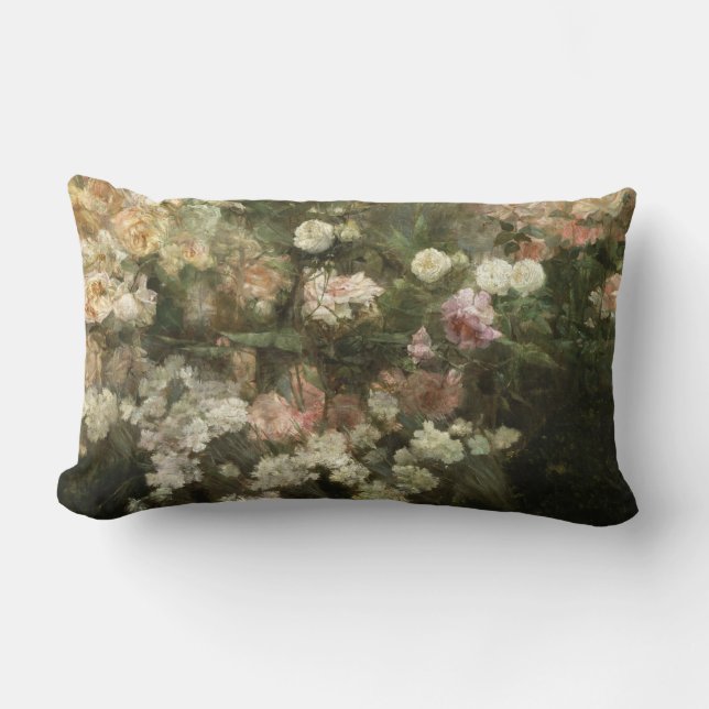  tuin in mei Maria Oakey Dewing Kussen (Voorkant)
