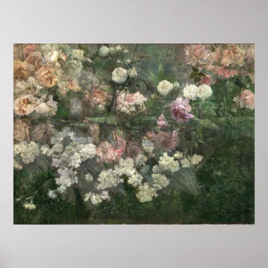 Tuin in mei poster (Voorkant)