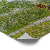 Tuin in Montmartre met Lovers, Vincent van Gogh Poster (Hoek)